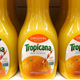 tropicana bottles on display